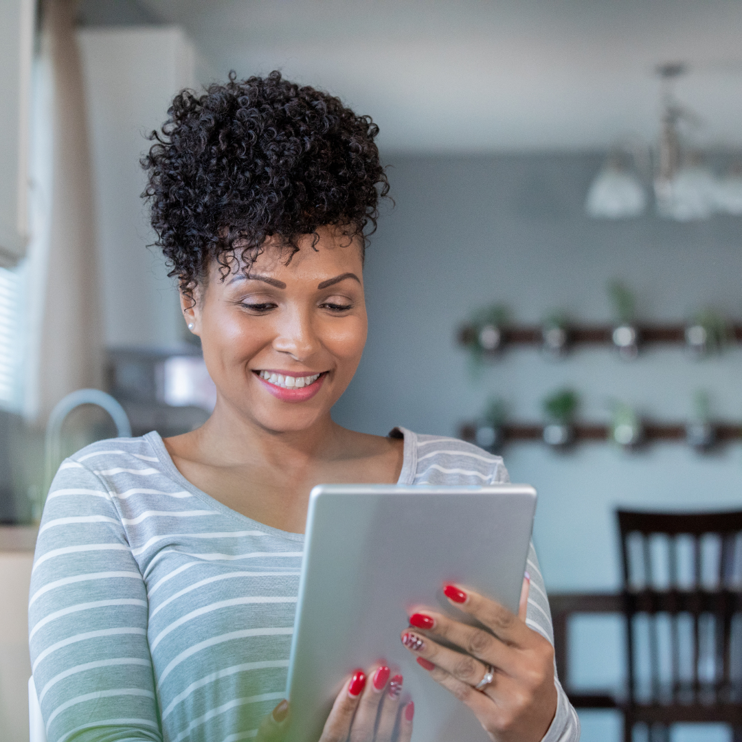 woman using telehealth